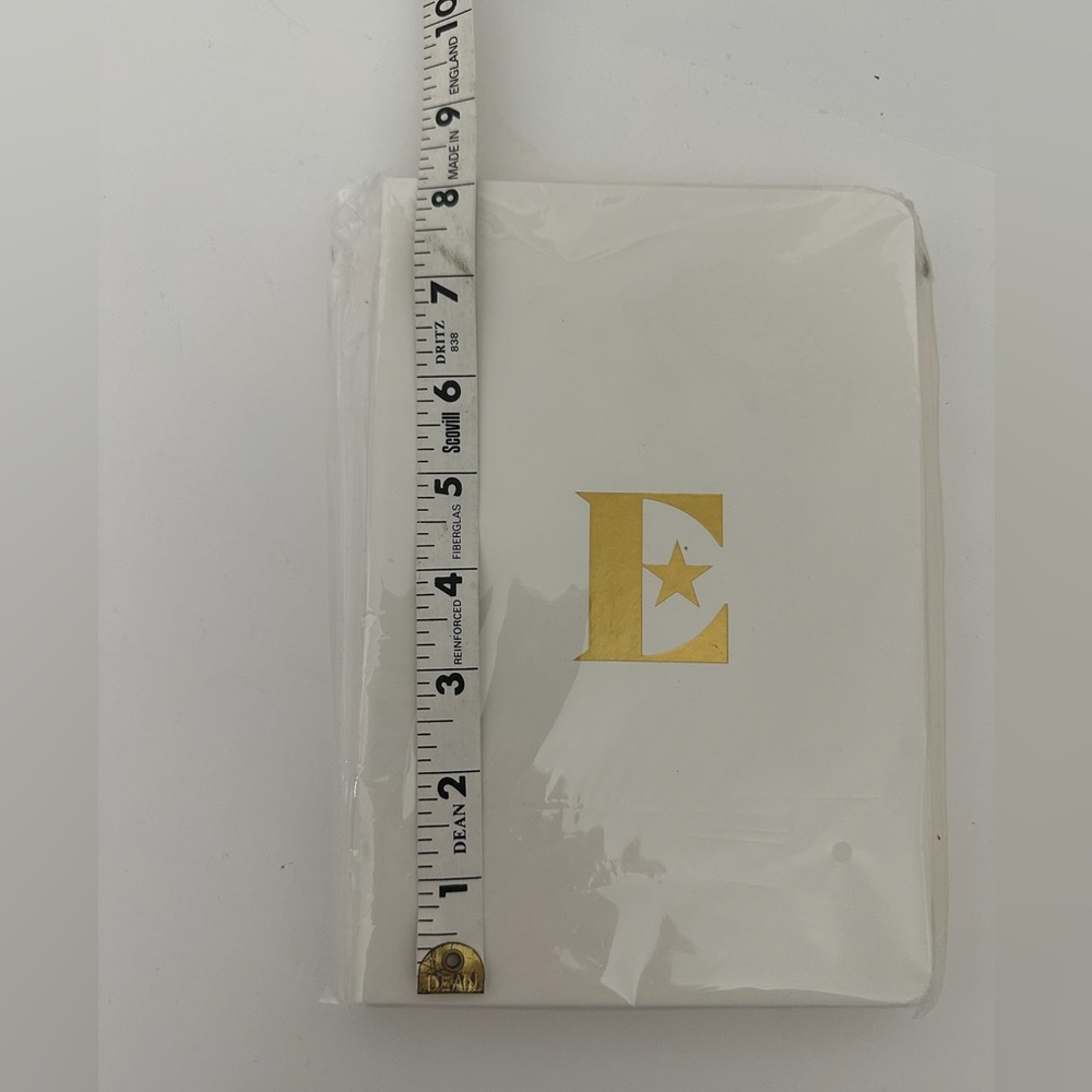 NEW Elton John White with Gold E Logo Notebook Luxury Memorabilia Holiday Gift - Picture 7 of 8